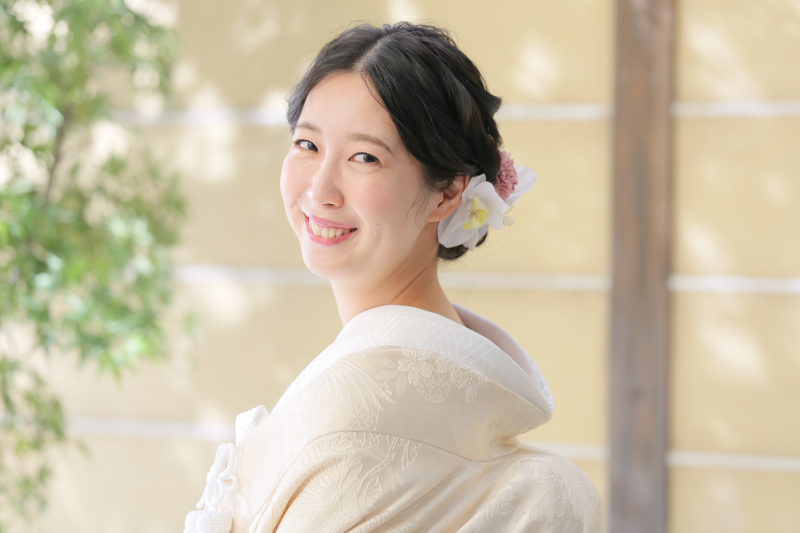 ご新婦様のソロショット。