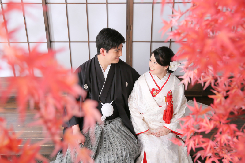 紅葉に包まれて