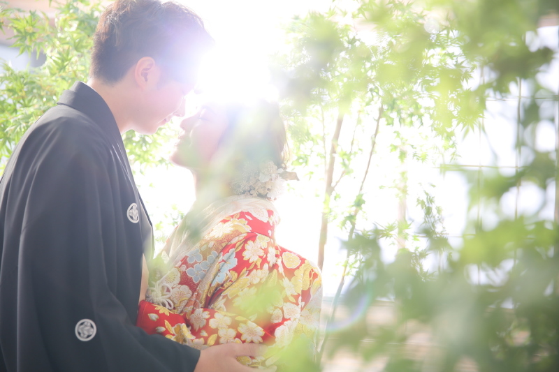 光いっぱいの屋内庭園スタジオ