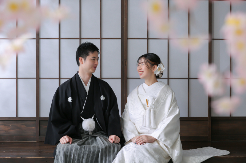 縁側でおしゃべり