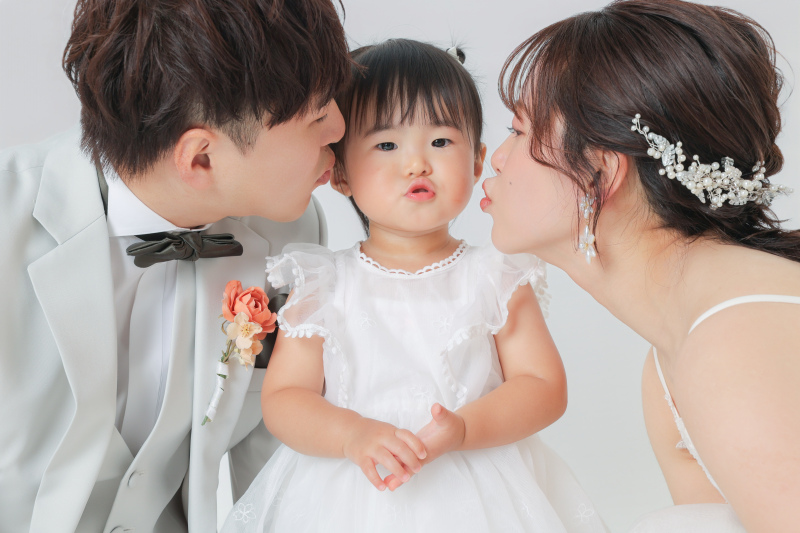 ハウススタジオで残す、家族の記念日