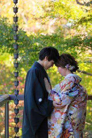 目白庭園での紅葉