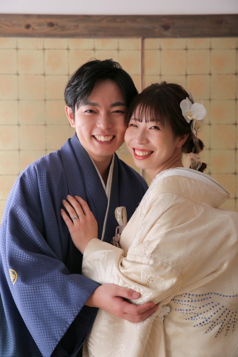 お顔とお顔をくっつけて！