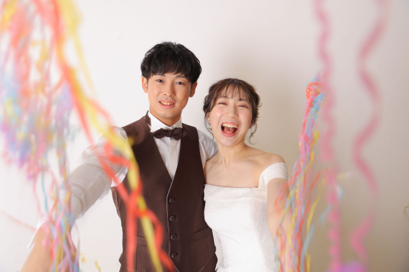 最後はクラッカー！