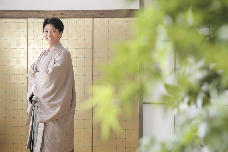 ご新郎様のソロショット。パート1