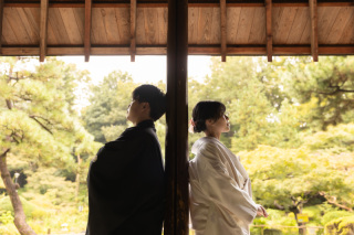 雨の甘泉園撮影