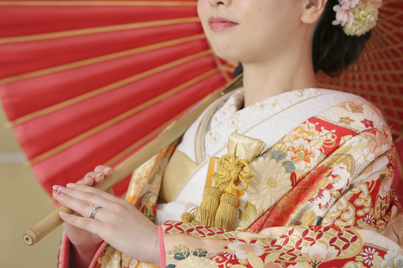 リングがキラリ！