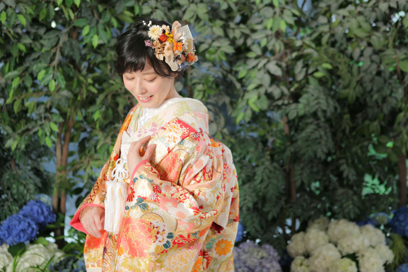 あじさい × 花嫁