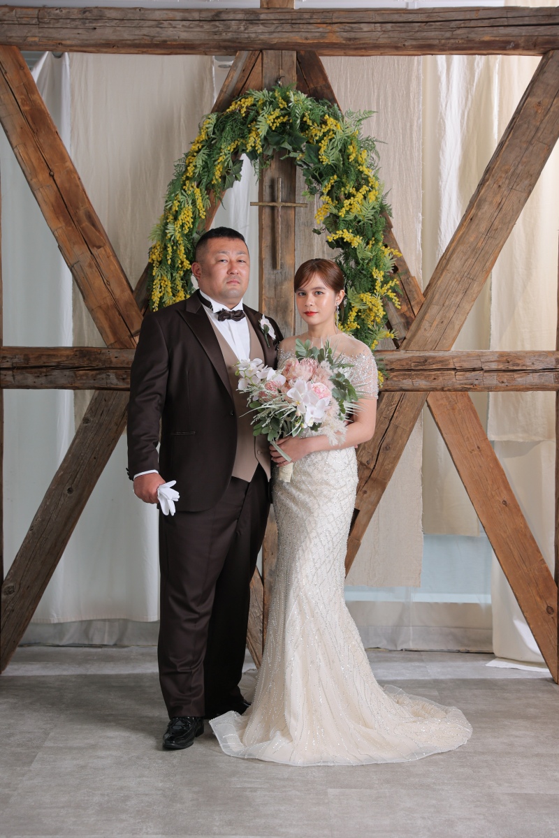 次はチャペル風セットで