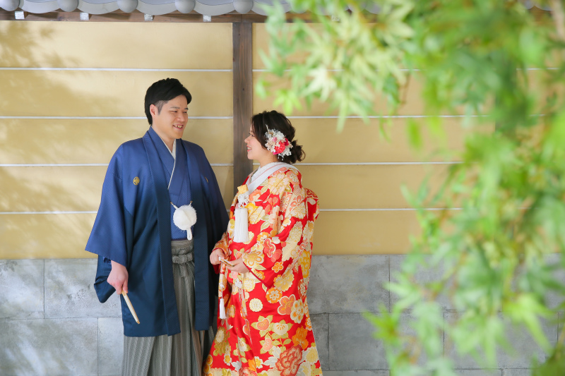 お庭を模したセットでの1枚