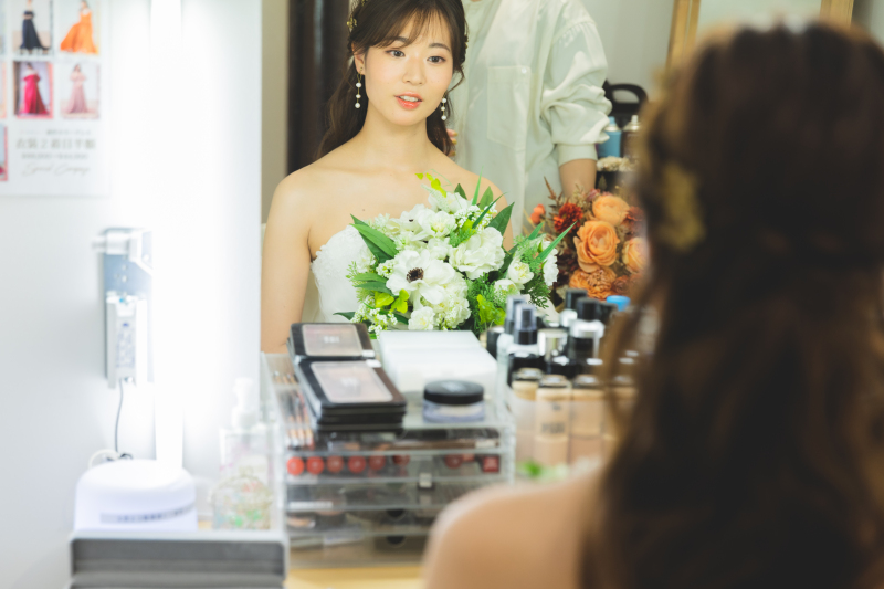 ブーケ選びも楽しい♪