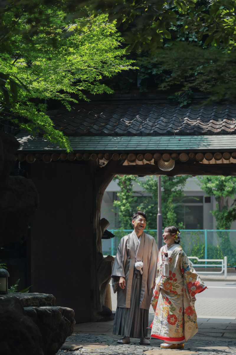 外で仲良くお散歩◎