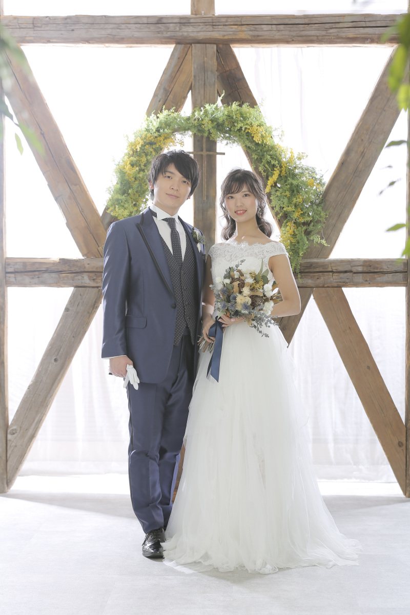 チャペルをばっくに・・♡