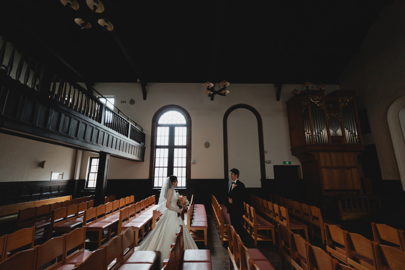 スコットホールでの撮影