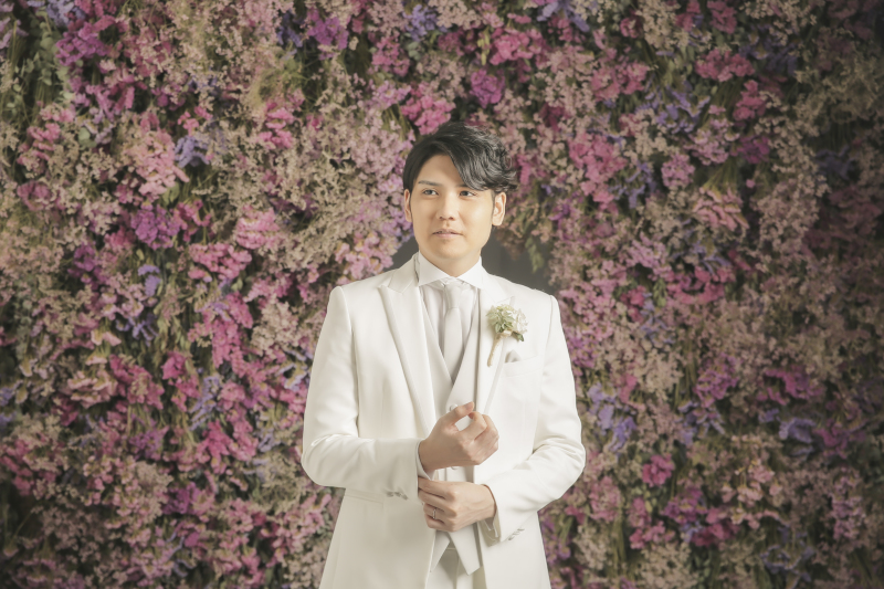 新郎は雰囲気落ち着き