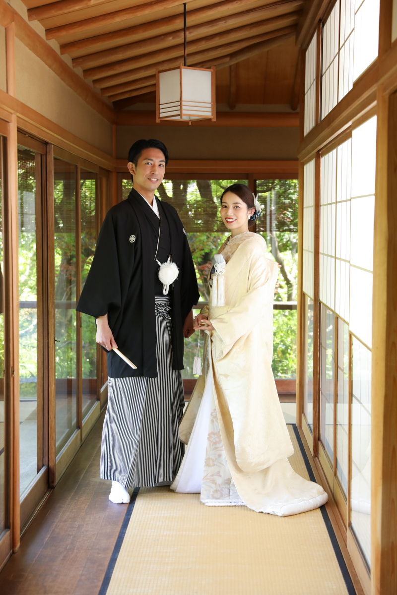 目白庭園お茶室で！