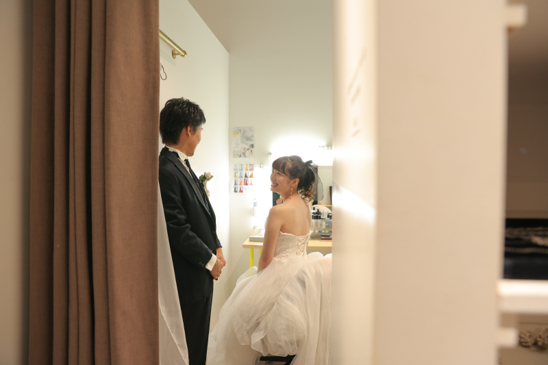 お支度部屋にて♪