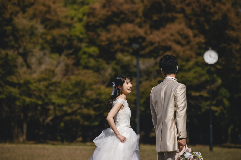 公園の中をお散歩したり。