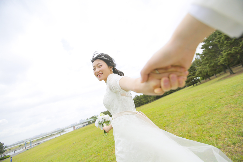 「早くおいでーっ」