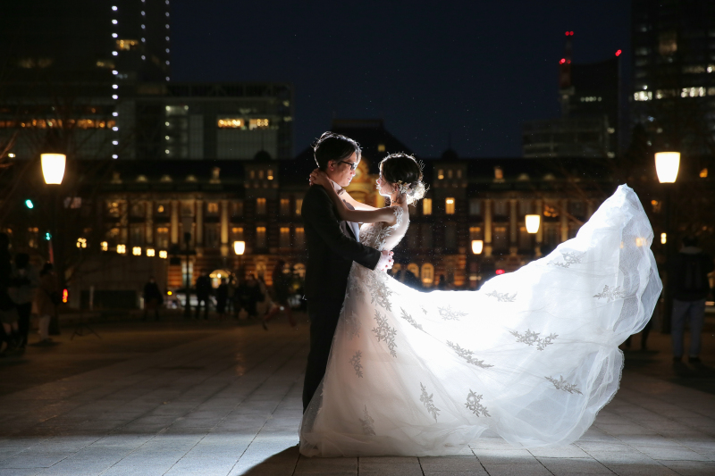 夜景ロケ定番ショット！