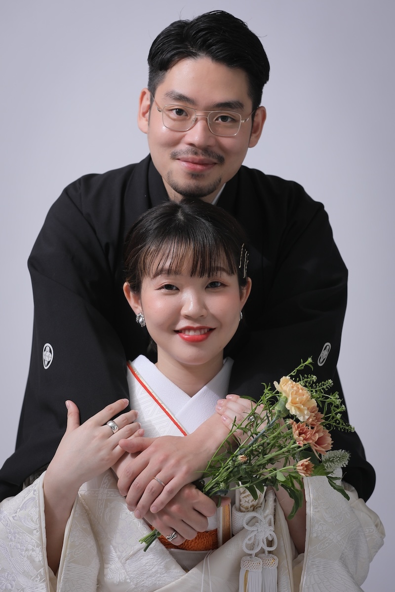 ぎゅっとくっついて