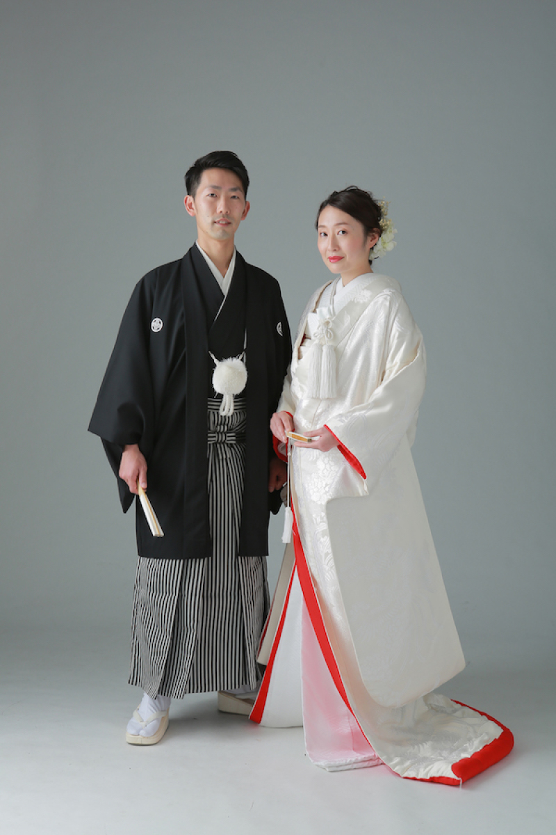 お二人の立ち姿。