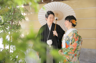 屋内庭園で春らしく