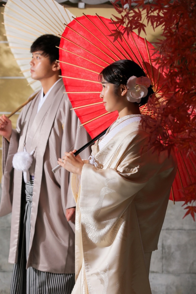 屋内庭園スタジオ+紅葉!