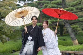 雨の日の昭和記念公園