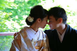 和室で涼しげに。