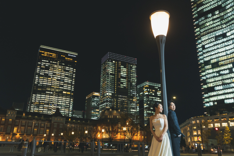 東京駅＆銀座でロケーション撮影