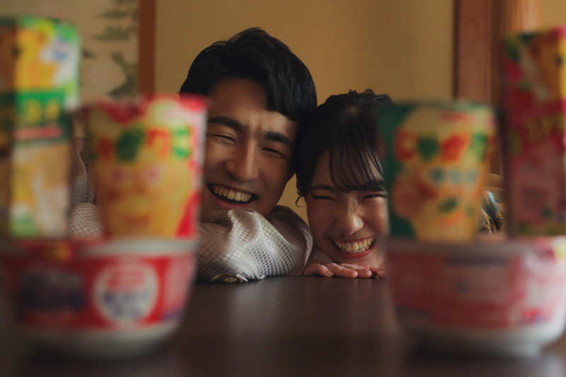 好きなお菓子の間から