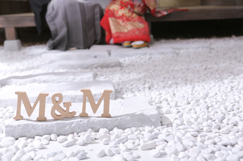 アルファベットブロックを使って