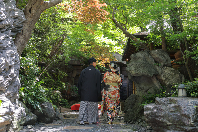 自然も感じることができるロケーション撮影