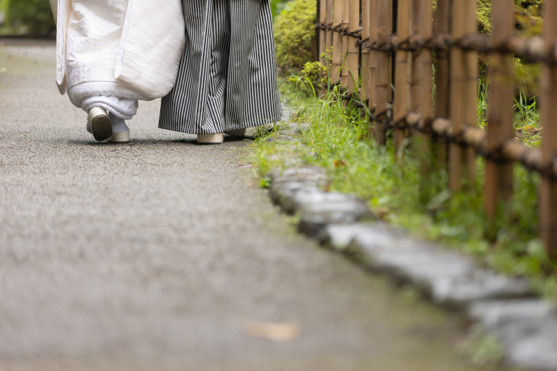 お散歩しながら