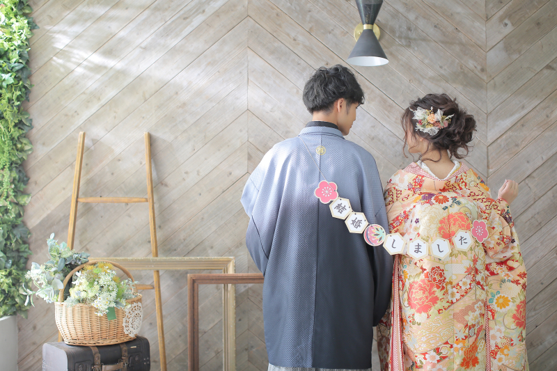 ガーランドを持って♡