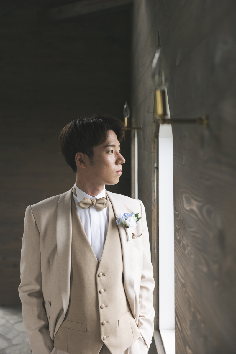 新郎様のソロカット