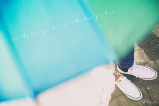 「おそろいの靴」