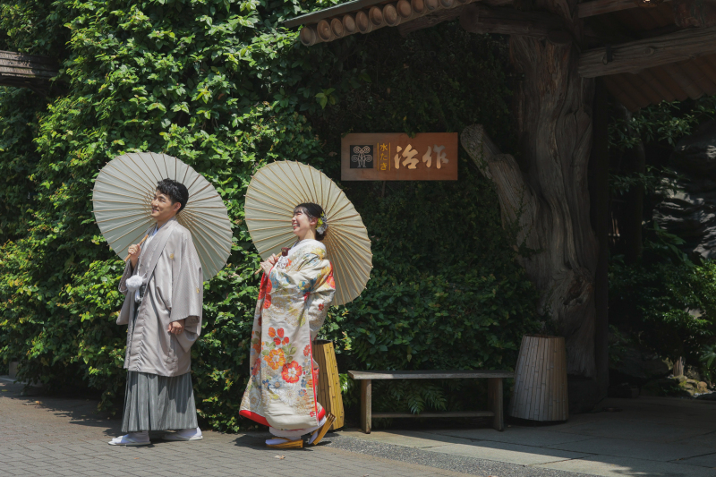 和傘と一緒に♪
