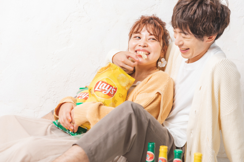 大好きなものに囲まれると自然と笑顔も◎