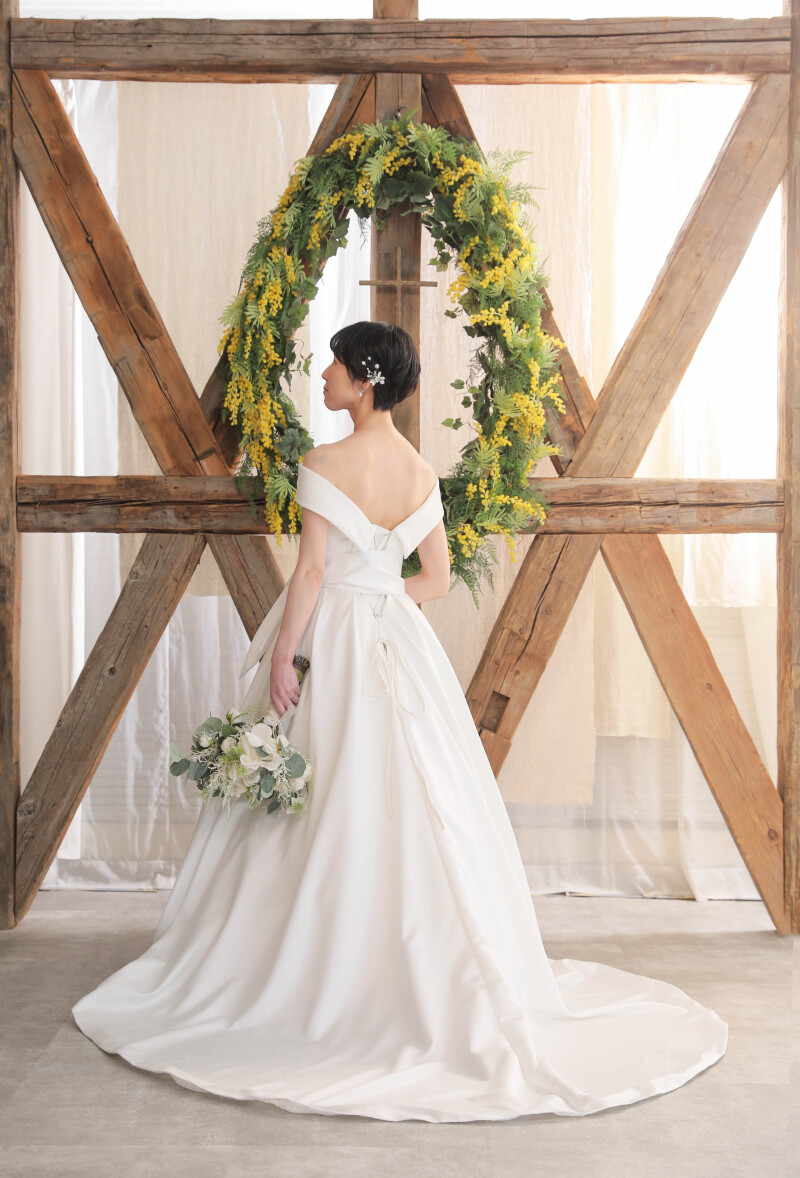 ご新婦様 後ろ姿