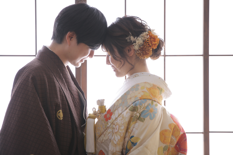 和室の中で撮影