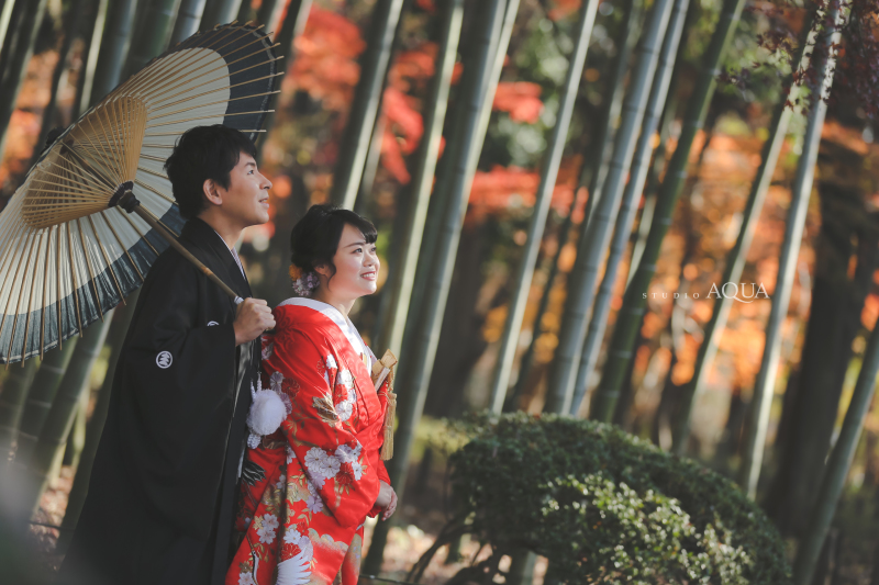 秋を楽しみながら。