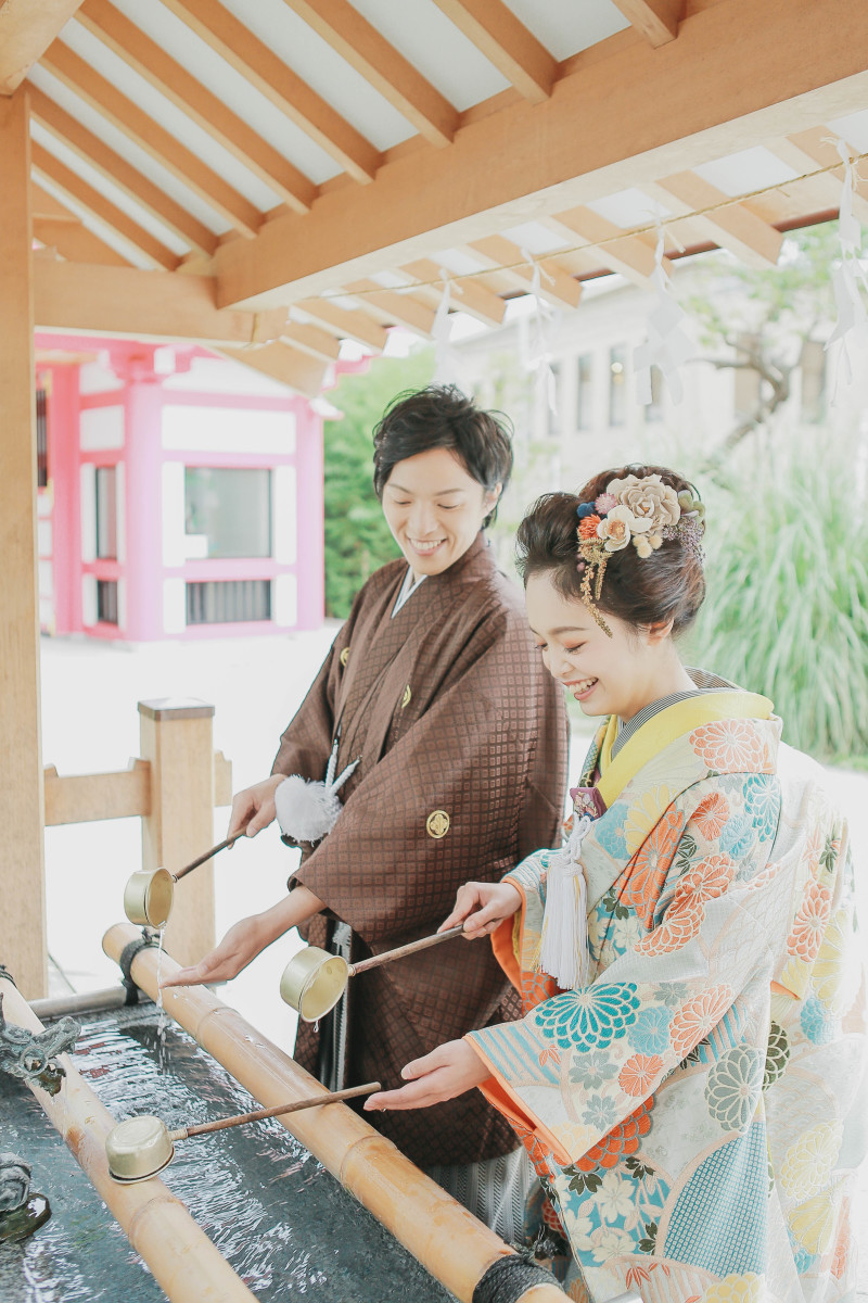 神社でナチュラルなショットも☆