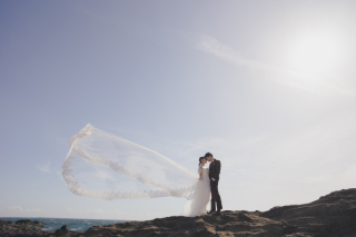 崖と海の撮影！