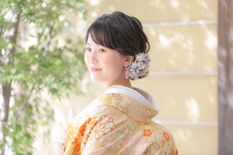 ご新婦様のソロショット。