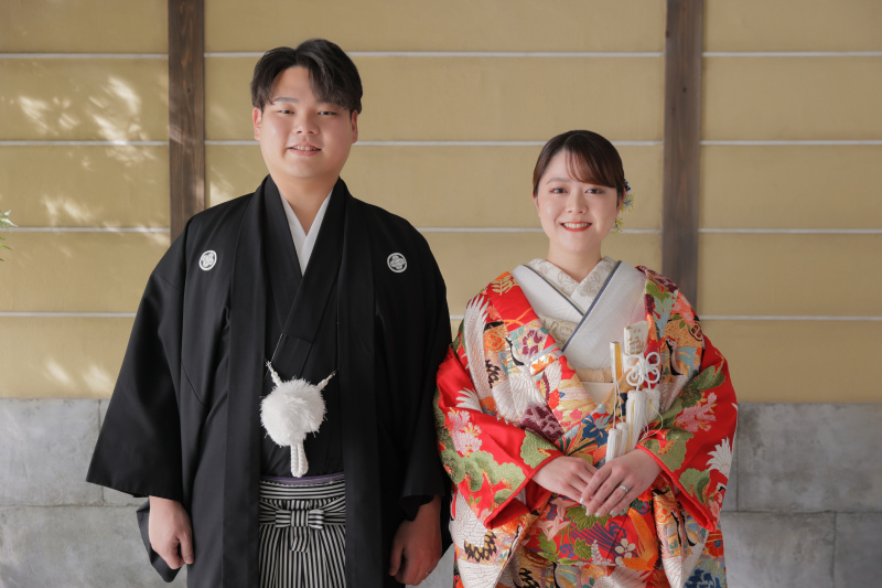 かわいく並んだおふたり