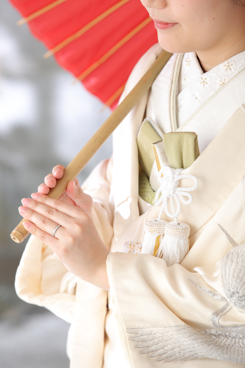 白無垢×小物コーディネイト