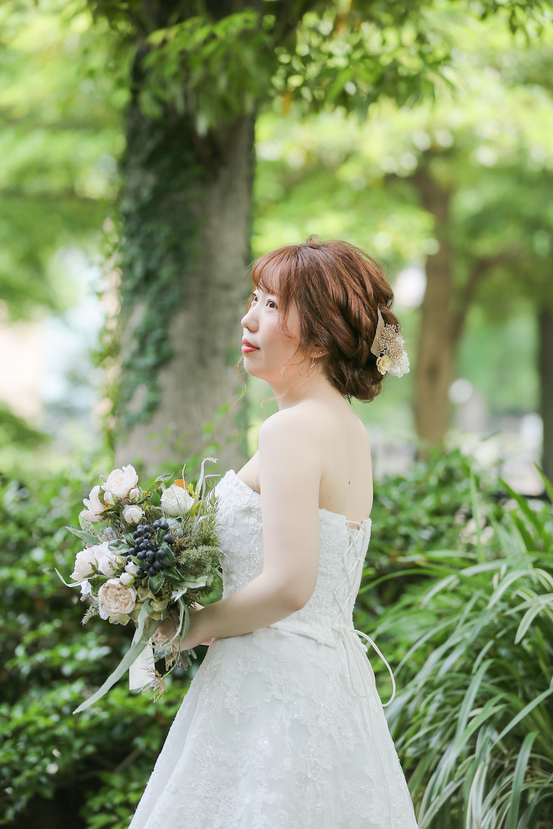 新婦様のソロショット