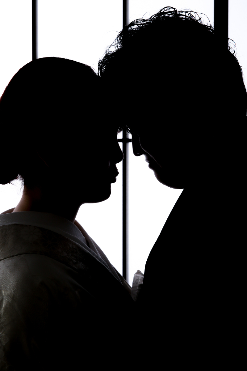 雰囲気を変えてシルエット撮影